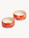 BLOCK DOGBOWL - PINK / ORANGE